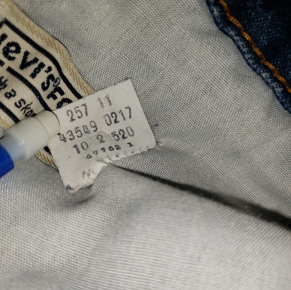 Vintage Levi's For Men Jeans Men's 40x30 With A Skosh More Room Blue Denim 80s - Picture 9 of 9